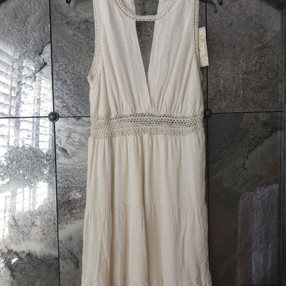 Chelsea and Violet Ivory Lace Dress